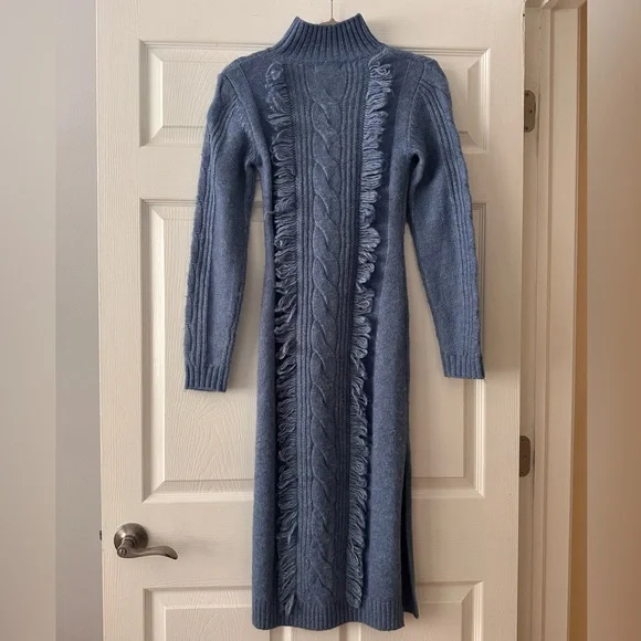 RAMY BROOK
Charlee Metallic Turtleneck Long Sleeve Maxi Sweater Dress - Picture 5 of 7